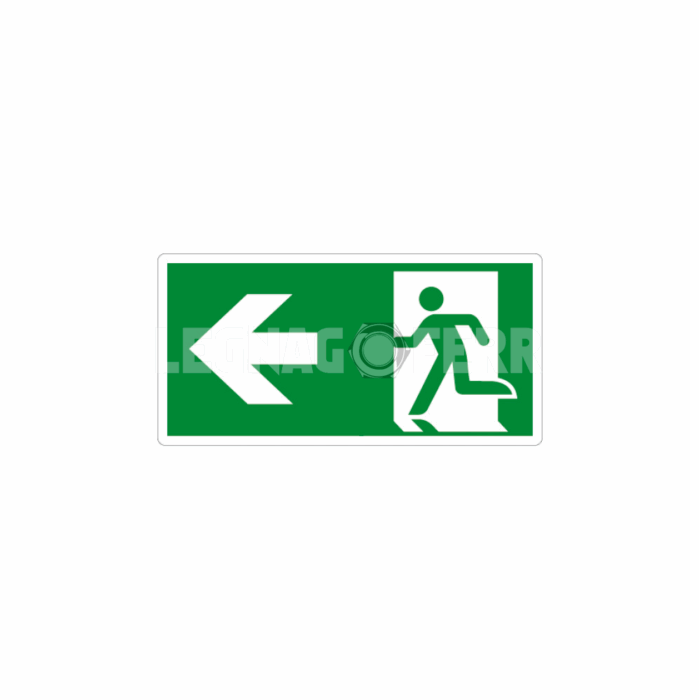 cartello uscita di emergenza legnagoferr