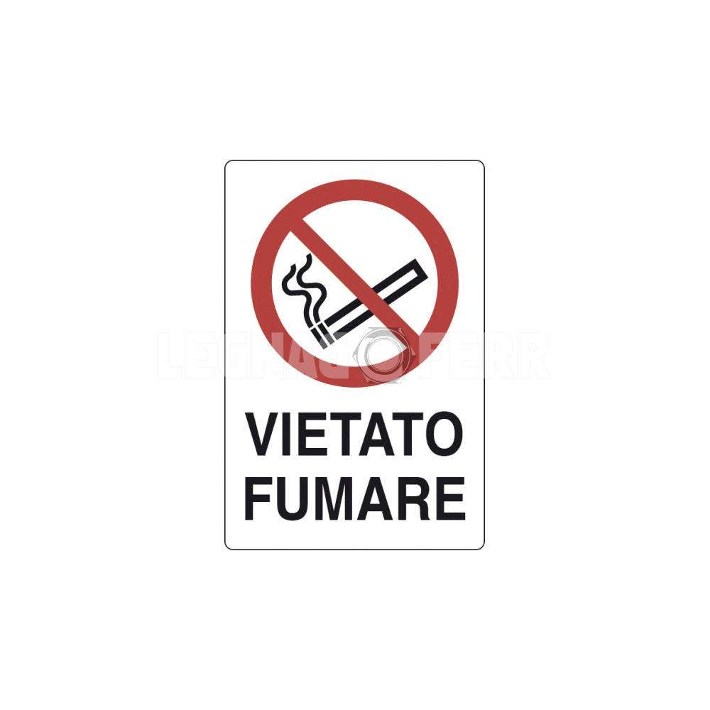 Cartello Vietato Fumare D&B Verona 1 cartello vietato fumare legnagoferr