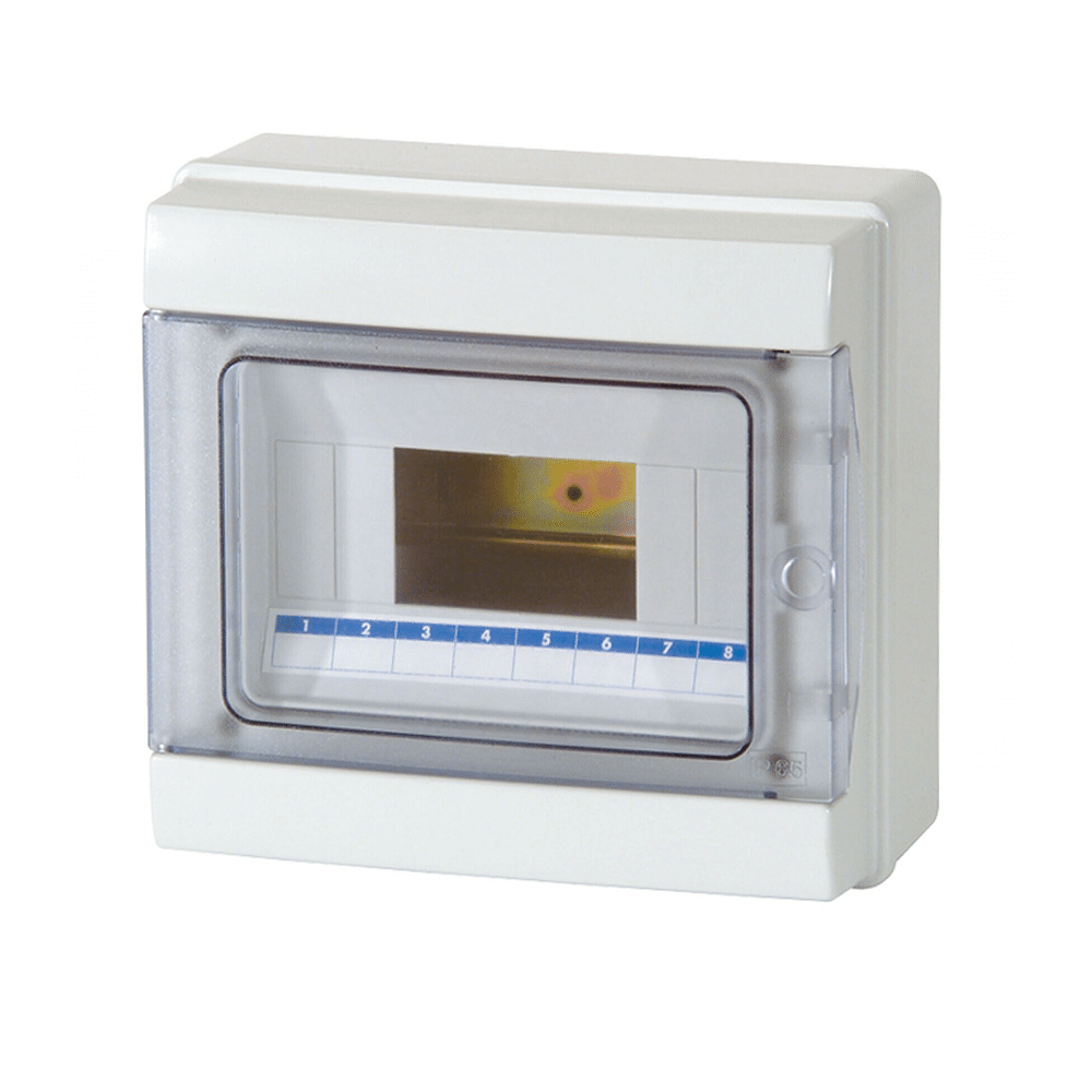 Centralino FAEG FG14508 da Parete 8 Moduli Stagno IP65 1 faeg fg14508 legnagoferr