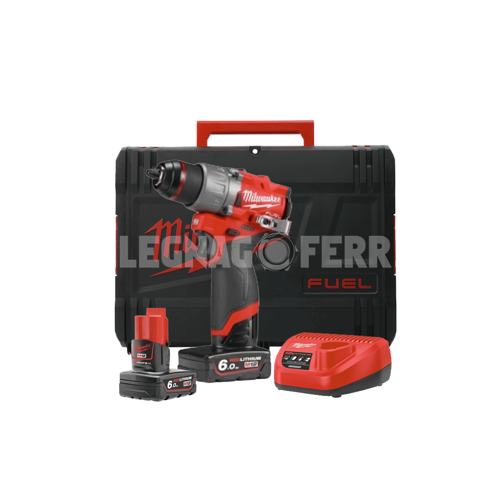 Milwaukee 4933479875 Trapano Avvitatore M12 FDD2 FUEL Brushless 12V Compatto Professionale 1 milwaukee 4933479875 legnagoferr