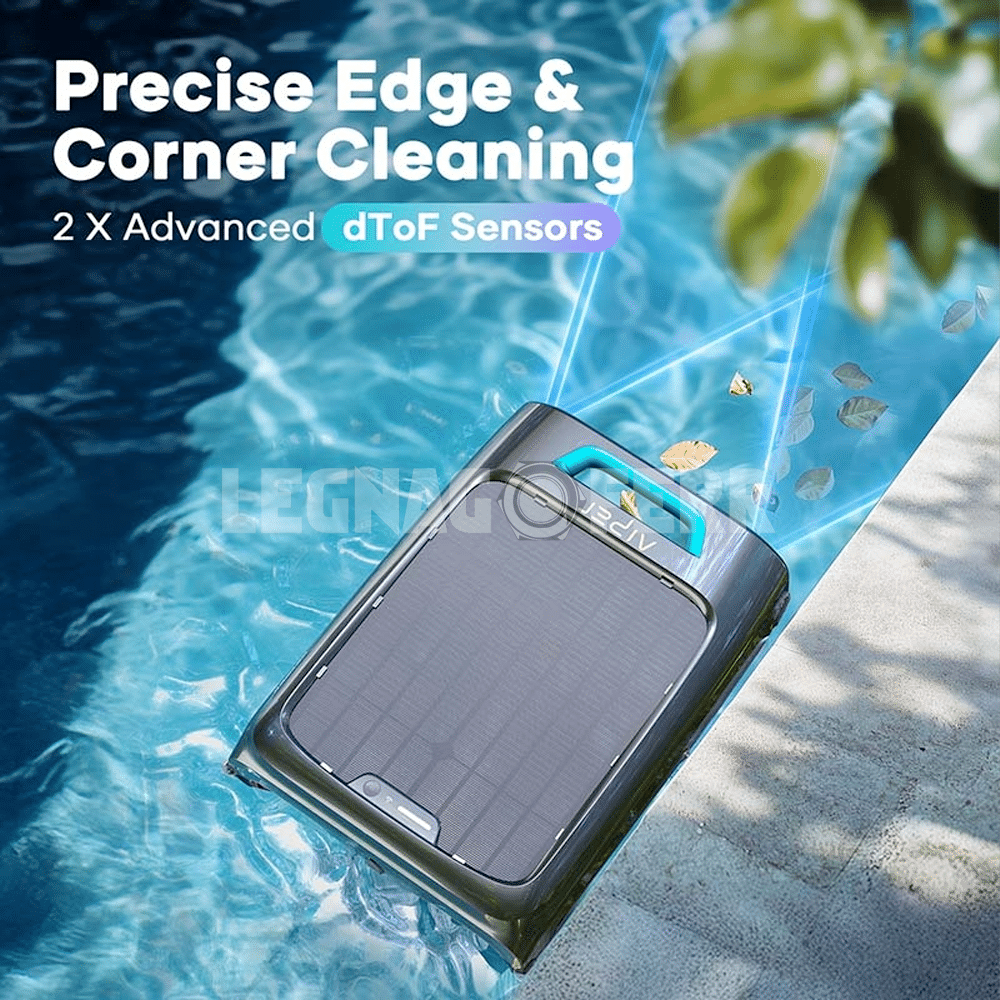Robot Skimmer Piscina Solare Aiper EcoSurfer M2 – Pulizia Superficie Automatica 4 ecosurferm3