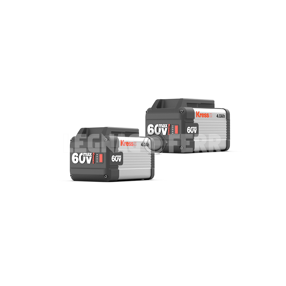 Kress KG757E.9 Tosaerba 60 V – 46 cm + 2 Batterie + Caricabatterie 2 kress kg757e1