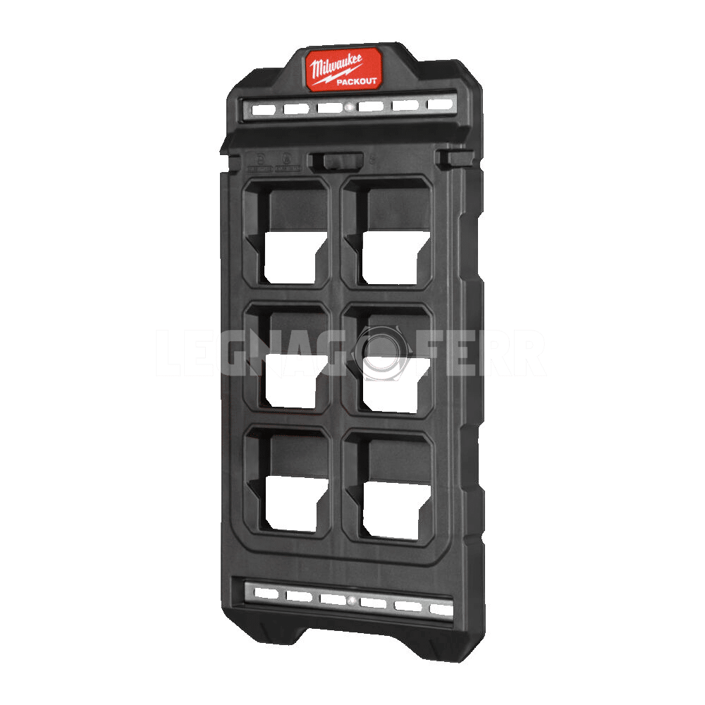 Milwaukee 4932480621 PACKOUT™ Piastra di Stoccaggio Compatta – Base di Montaggio Modulare 1 milwaukee 4932480621 legnagoferr