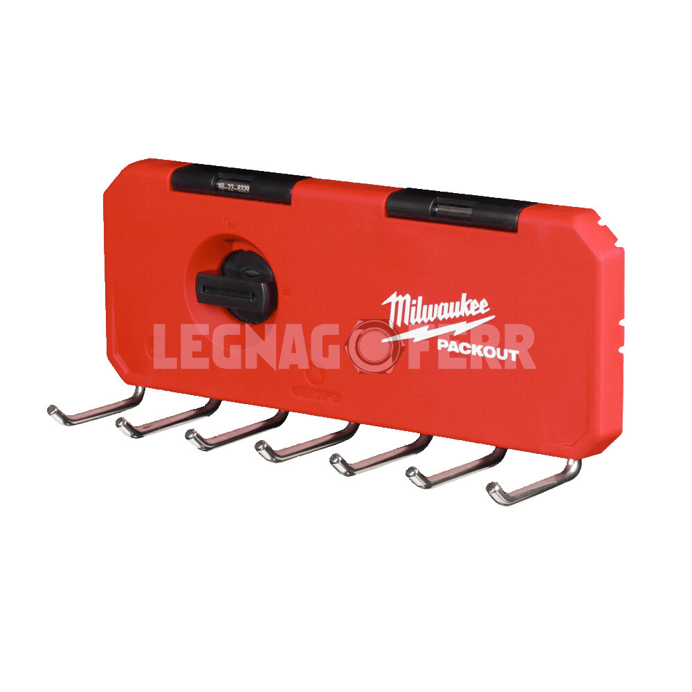 Milwaukee 4932493384 PACKOUT™ Barra con Ganci Small – Small Hook Row 1 milwaukee 4932493384 legnagoferr