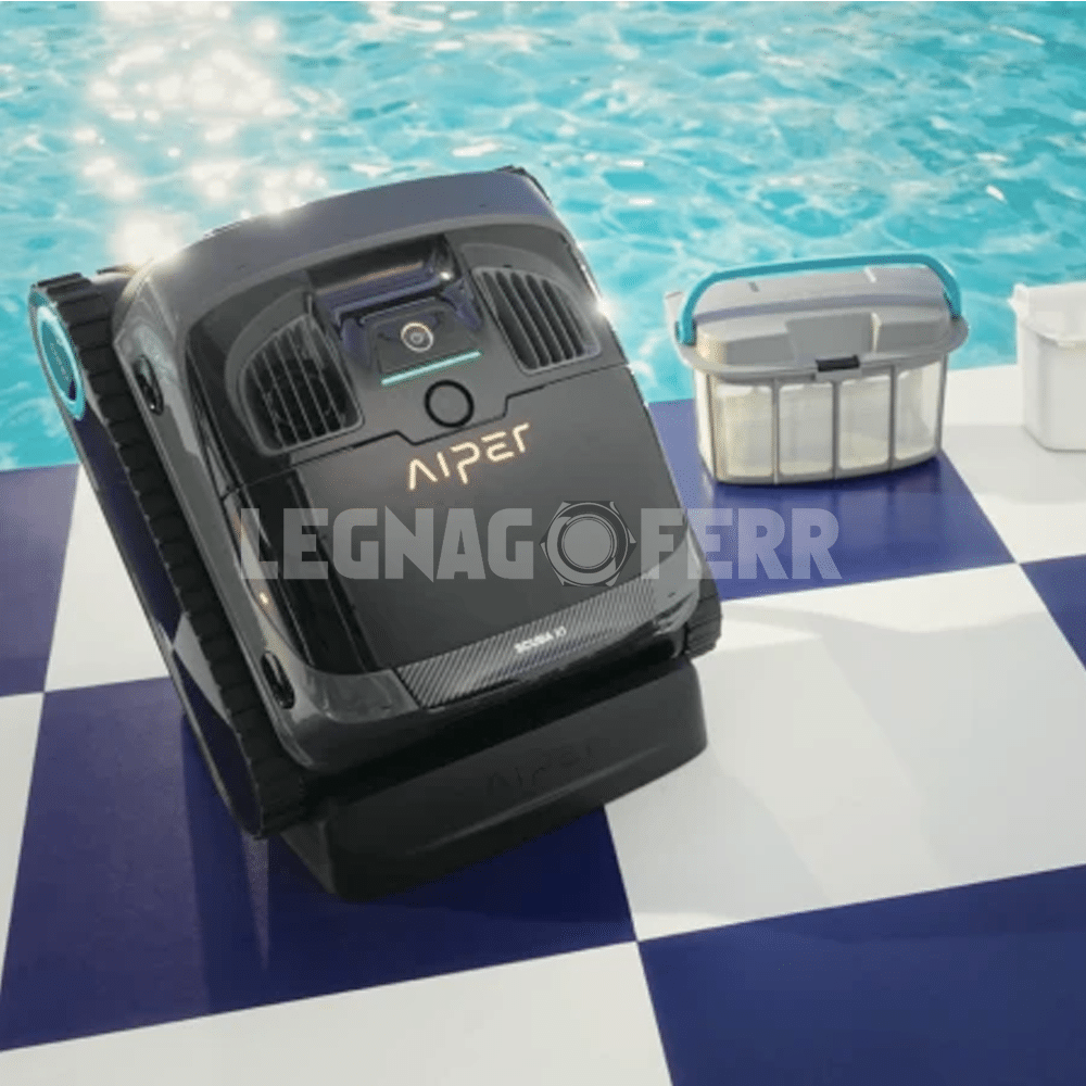 Robot Piscina Senza Fili Aiper Scuba N1 Max – Pulizia Fondo, Pareti e Linea Acqua 4 x1 3