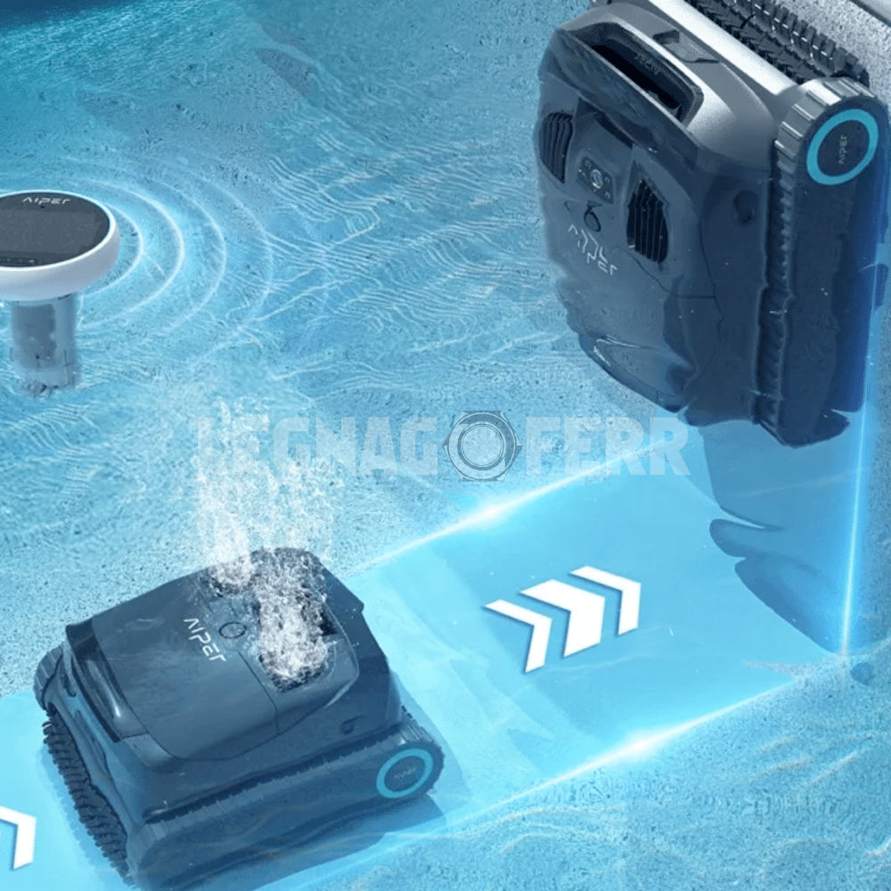 Robot Piscina Senza Fili Aiper Scuba N1 Max – Pulizia Fondo, Pareti e Linea Acqua 5 x1 4