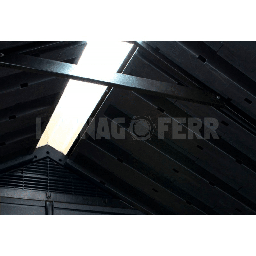 Keter Newton Plus 759/975 Casetta da Giardino 230x287x246 cm 8 Casetta Keter Newton Plus 759975 230x287 cm Resina Evotech Grigio legnagoferr (4)