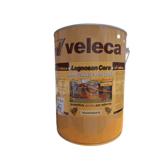 Legnosan Cera Veleca 5 Lt Impregnante Per Legno Trasparente legnagoferr