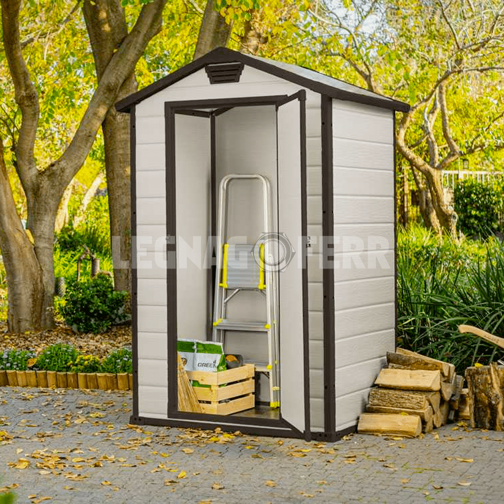 Keter Manor 4x3 Casetta da Giardino Beige 129x103x196 cm 5 keter manor 4x3 legnagoferr3