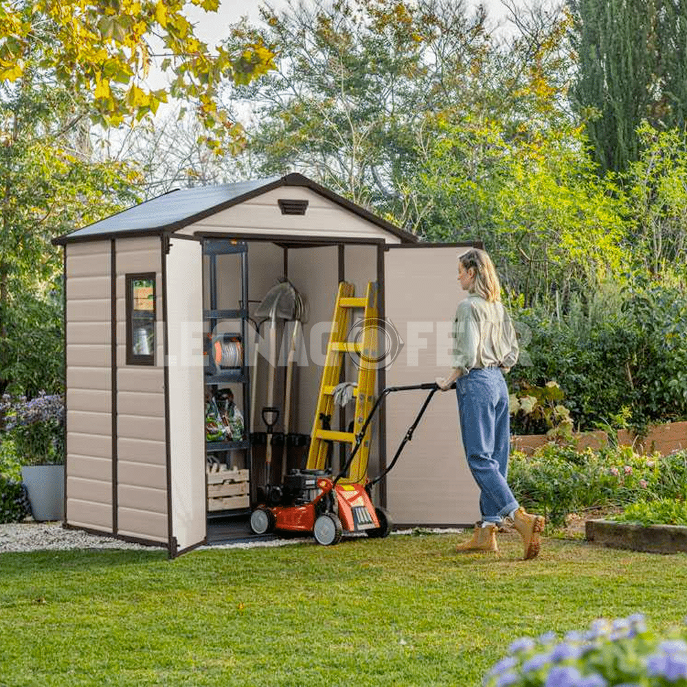 Keter Manor 6x5 Casetta da Giardino Beige 185x152x226 cm 3 keter manor 6x5 legnagoferr2