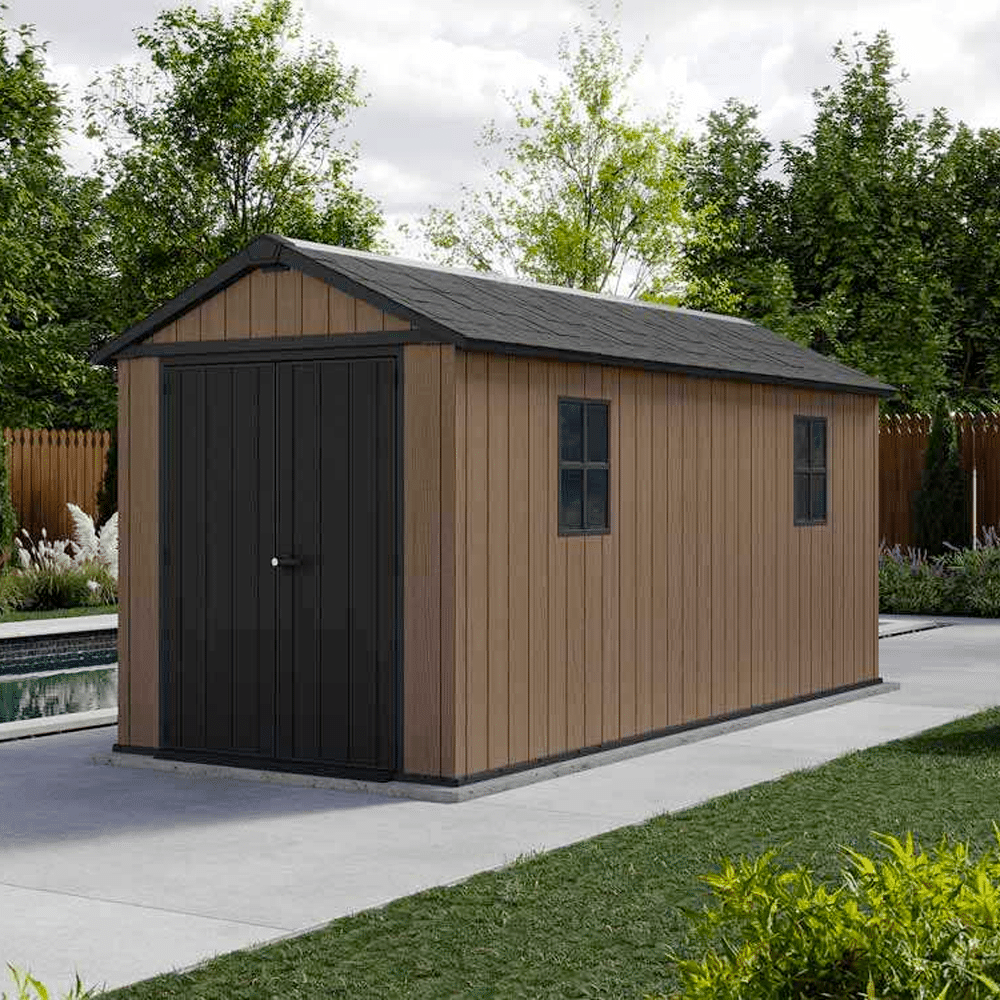 Keter Newton Plus 7515/1575 Casetta da Giardino 230x476x246 cm 4 keter newton plus 7515 legnagoferr1