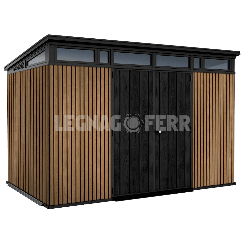 Keter Pent 11x7 Casetta da Giardino 340x218x226 cm 1 keter pent 11x7 legnagoferr