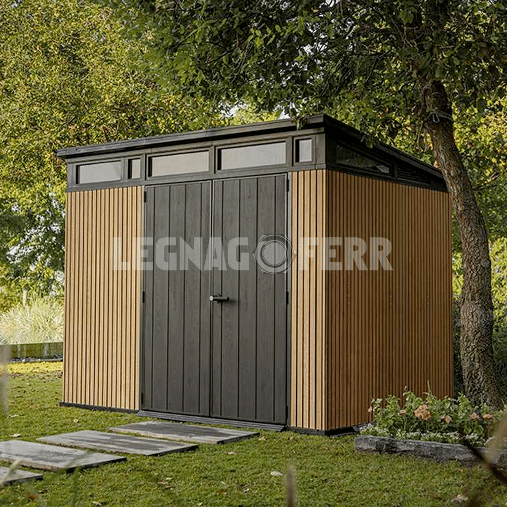 Keter Pent 9x7 Casetta da Giardino 277x218x226 cm 4 keter pent 9x7 legnagoferr3