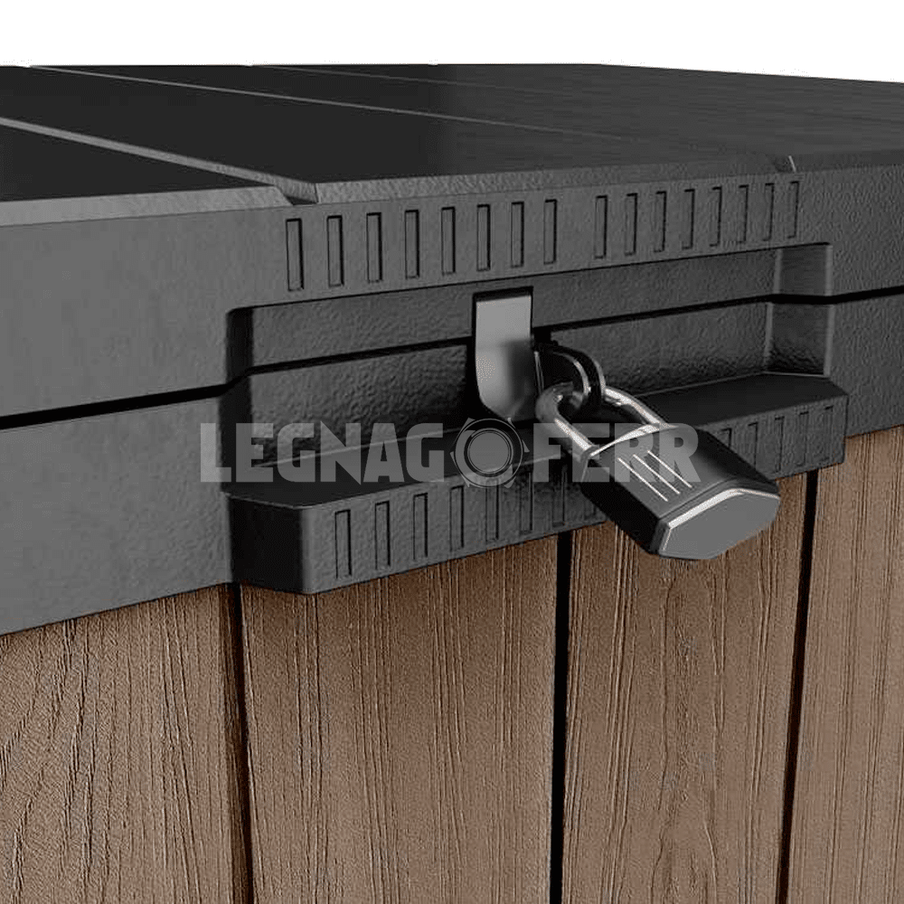 Keter Store It Out Darwin Box Porta Attrezzi Marrone 1150L 140x80x120 cm 5 keter store it out legnagoferr4
