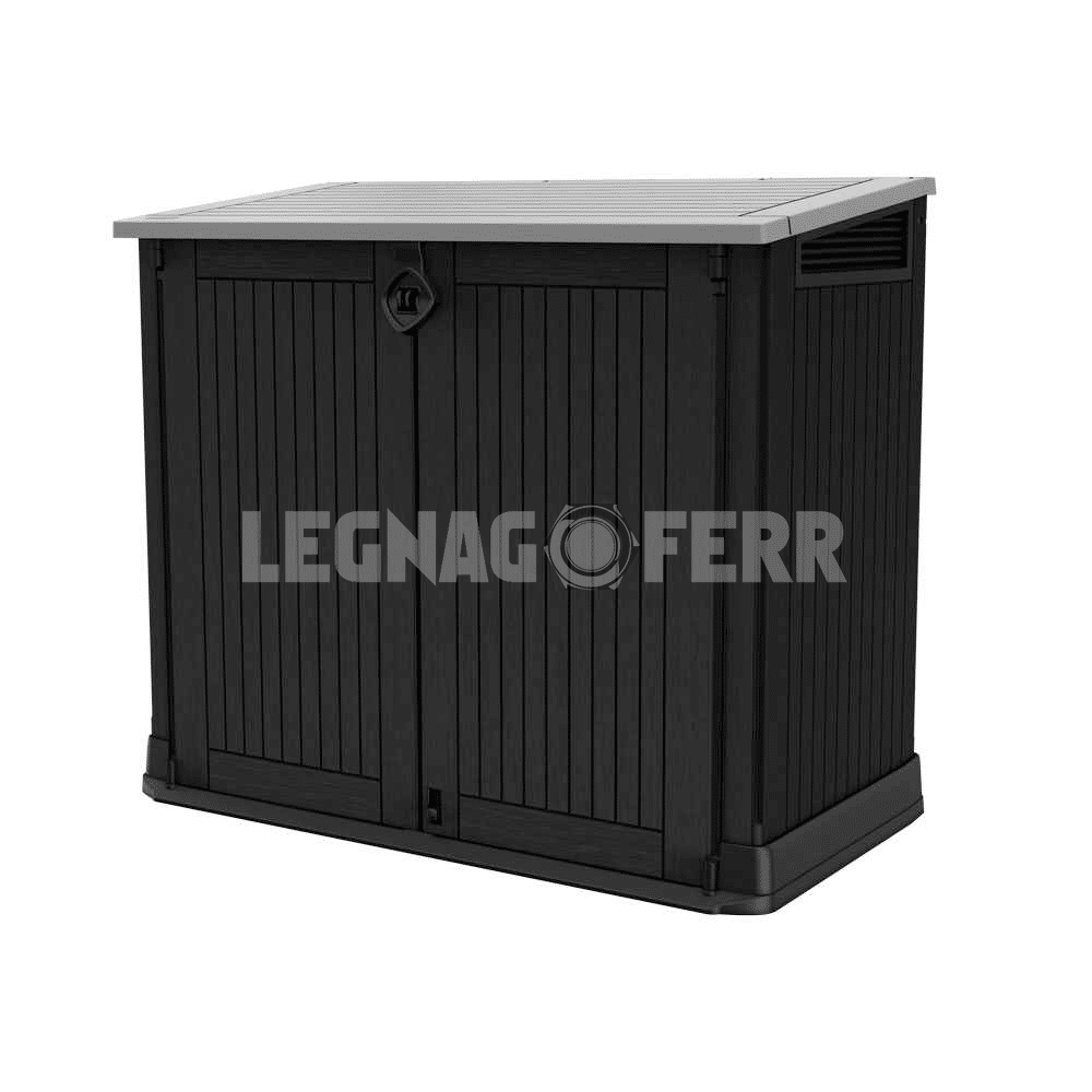 Keter Store It Out Midi Box Porta Attrezzi Nero 880L 132x71,5x113,5 cm 7 keter store it out legnagoferr5