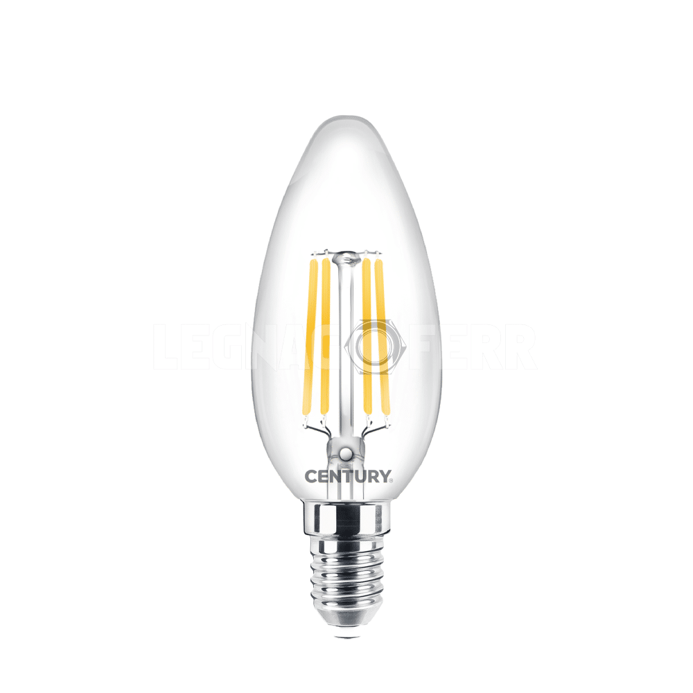 Lampadina LED Candela Chiara Incanto 4W E14 2700K 1 lampadina led candela e14 legnagoferr