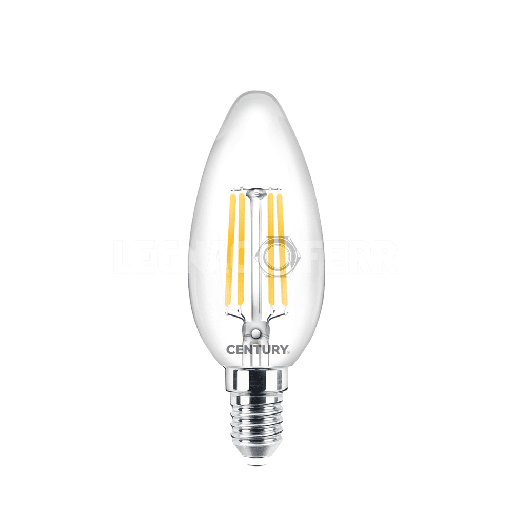 Lampadina LED Candela Chiara Incanto 6W E14 2700K 1 lampadina led candela e14 legnagoferr