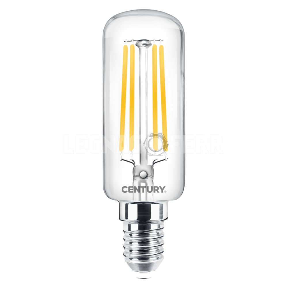Lampadina LED E14 4W 2700K Incanto Tubolare Century INTB-041427 1 lampadina led e14 4w legnagoferr