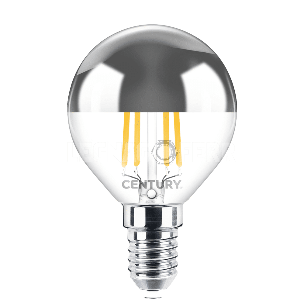 Lampadina LED E14 6W 2700K Sfera Incanto Century INH1GSD-061427 1 lampadina led e14 6w legnagoferr