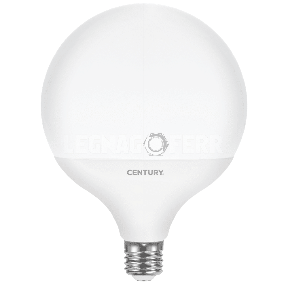 Lampadina LED Globo E27 24W 6000K Harmony 80 Century HR80G120-242760 1 lampadina led globo e27 legnagoferr