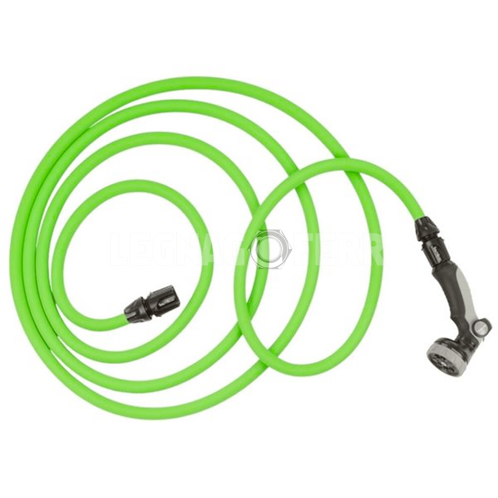 Tubo Irrigazione Estensibile da 5m a 15m con Pistola Bamboo BX50 3 tubo estensibile 15m legnagoferr3