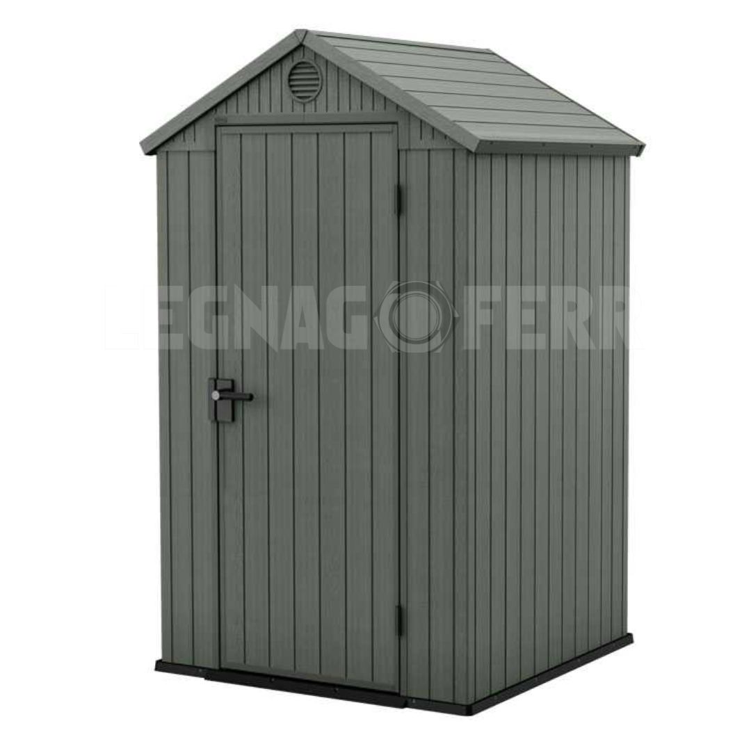 Keter Darwin 4x4 Casetta da Giardino Verde 190x122x221 cm 3 Casetta Keter Darwin 4x4 Evotech Verde 190x122 cm Resina legnagoferr (2)