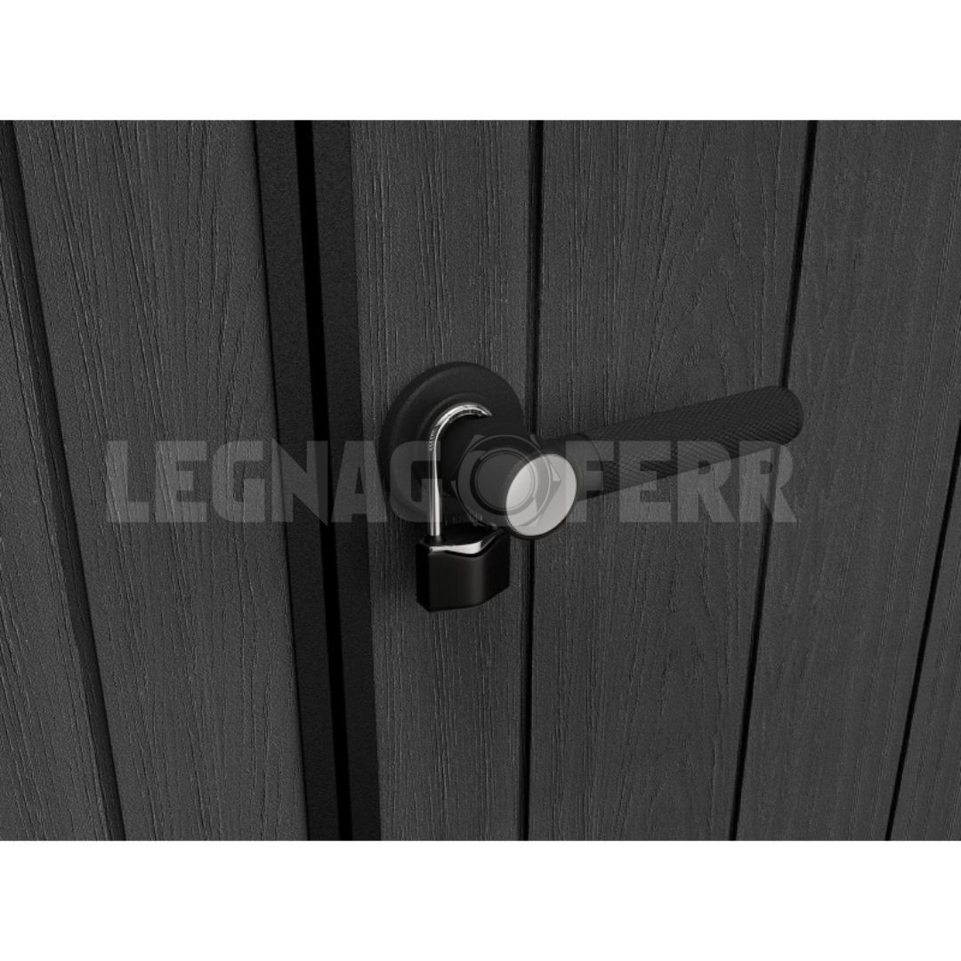 Keter Newton Plus 7511/1175 Casetta da Giardino 230x350x246 cm - Grigio 8 Casetta Keter Newton Plus 7511 1175 230x350 cm Resina Evotech Grigio legnagoferr (5)