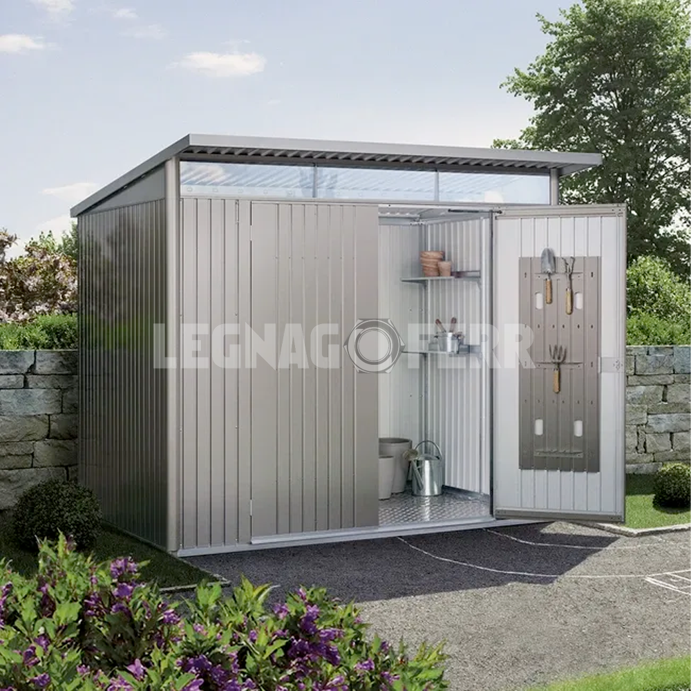 Casetta Porta Attrezzi Biohort AvantGarde A5 ECO 260x220x218 cm Porta Doppia 3 casetta biohort avantgarde eco legnagoferr2