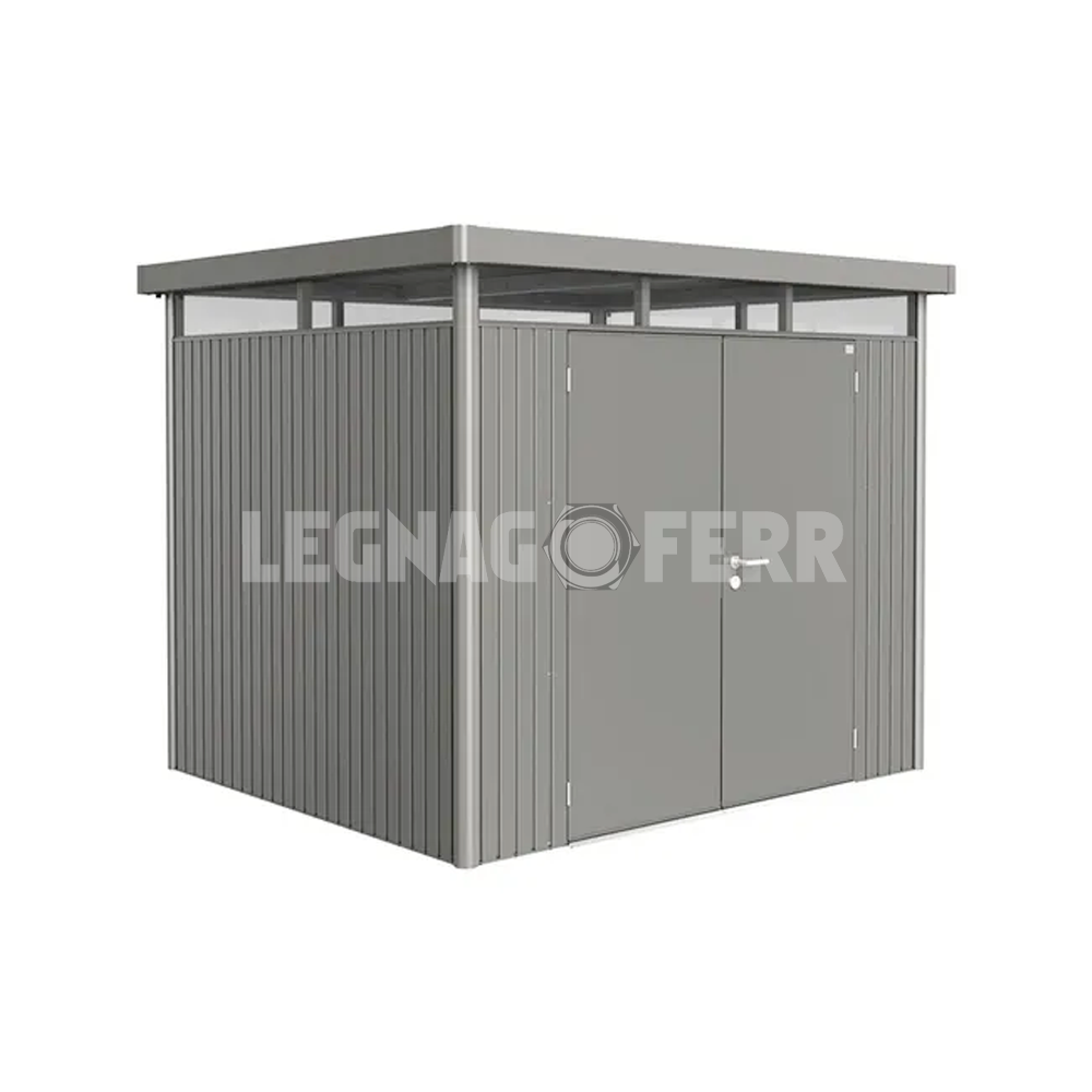 Casetta Porta Attrezzi Biohort HighLine H3 275x235x222 cm Porta Doppia 2 casetta biohort highline legnagoferr1