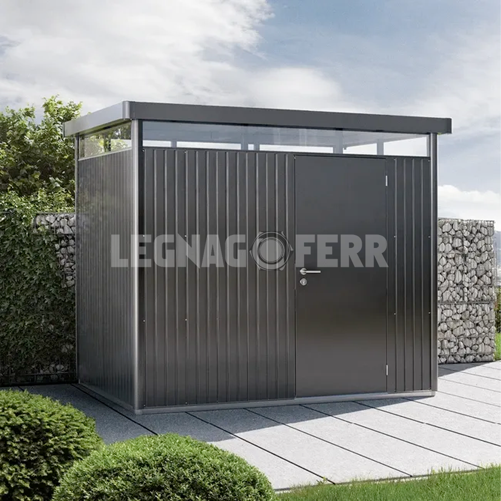 Casetta Porta Attrezzi Biohort HighLine H2 275x195x222 cm Porta Singola 3 casetta biohort highline legnagoferr2