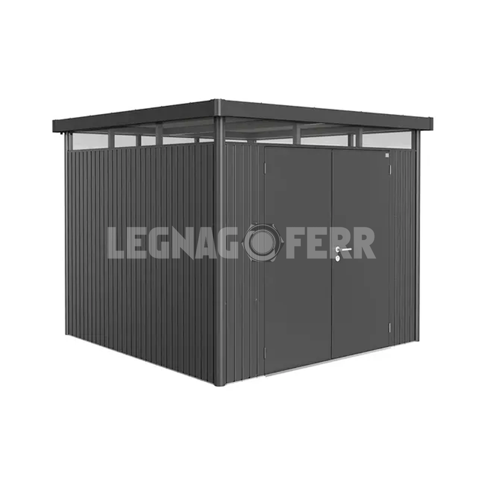 Casetta Porta Attrezzi Biohort HighLine H4 275x275x222 cm Porta Doppia 3 casetta biohort highline legnagoferr2