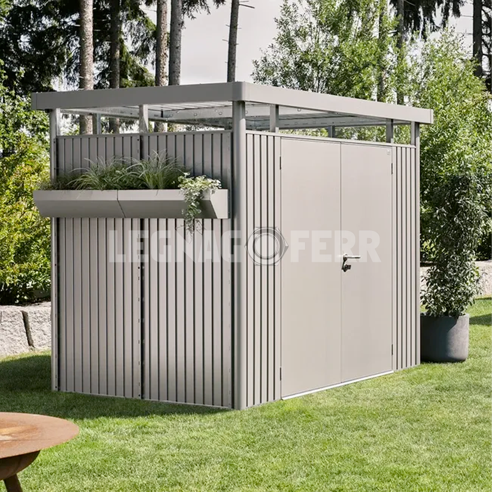 Casetta Porta Attrezzi Biohort HighLine H2 275x195x222 cm Porta Doppia 5 casetta biohort highline legnagoferr4
