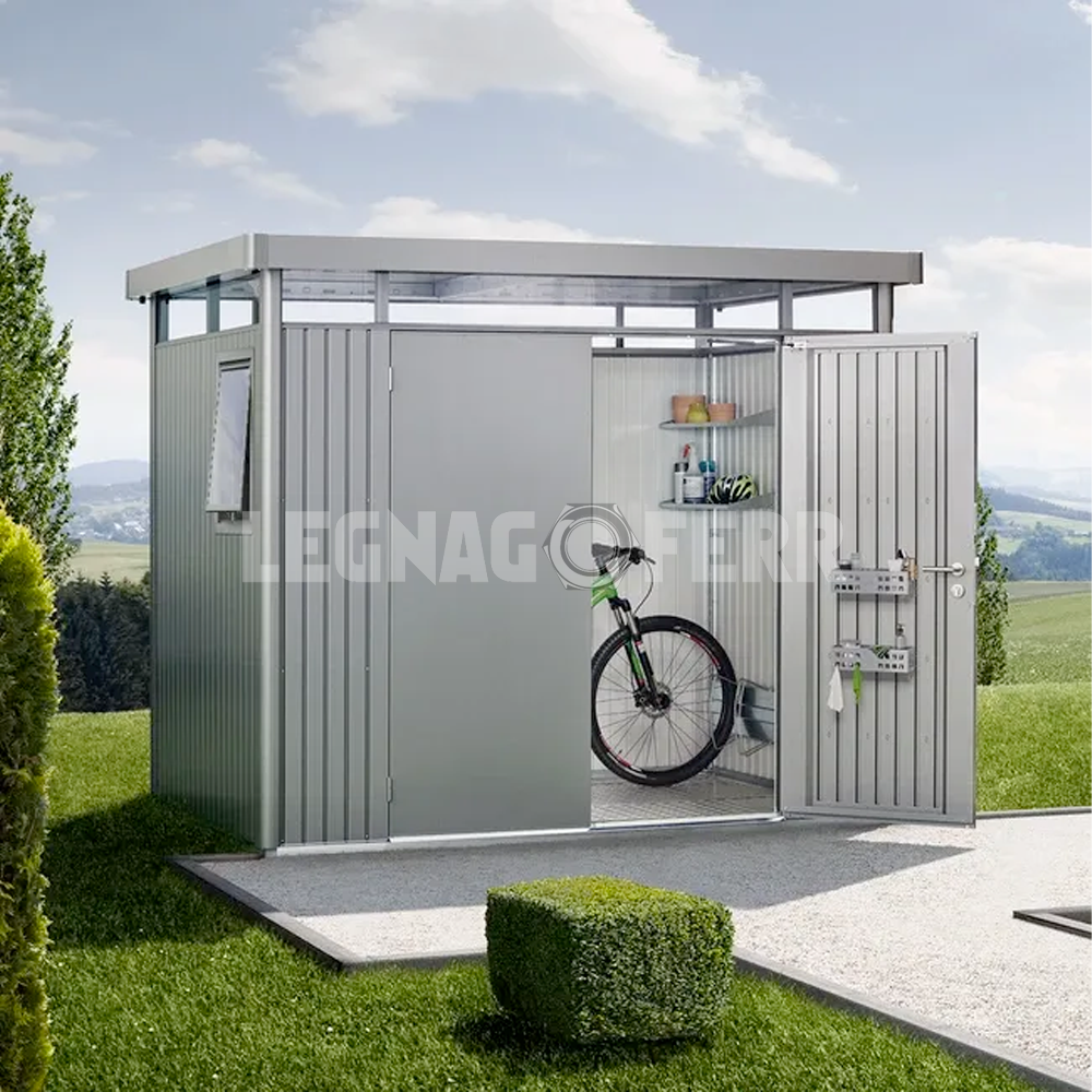 Casetta Porta Attrezzi Biohort HighLine H2 275x195x222 cm Porta Doppia 6 casetta biohort highline legnagoferr5