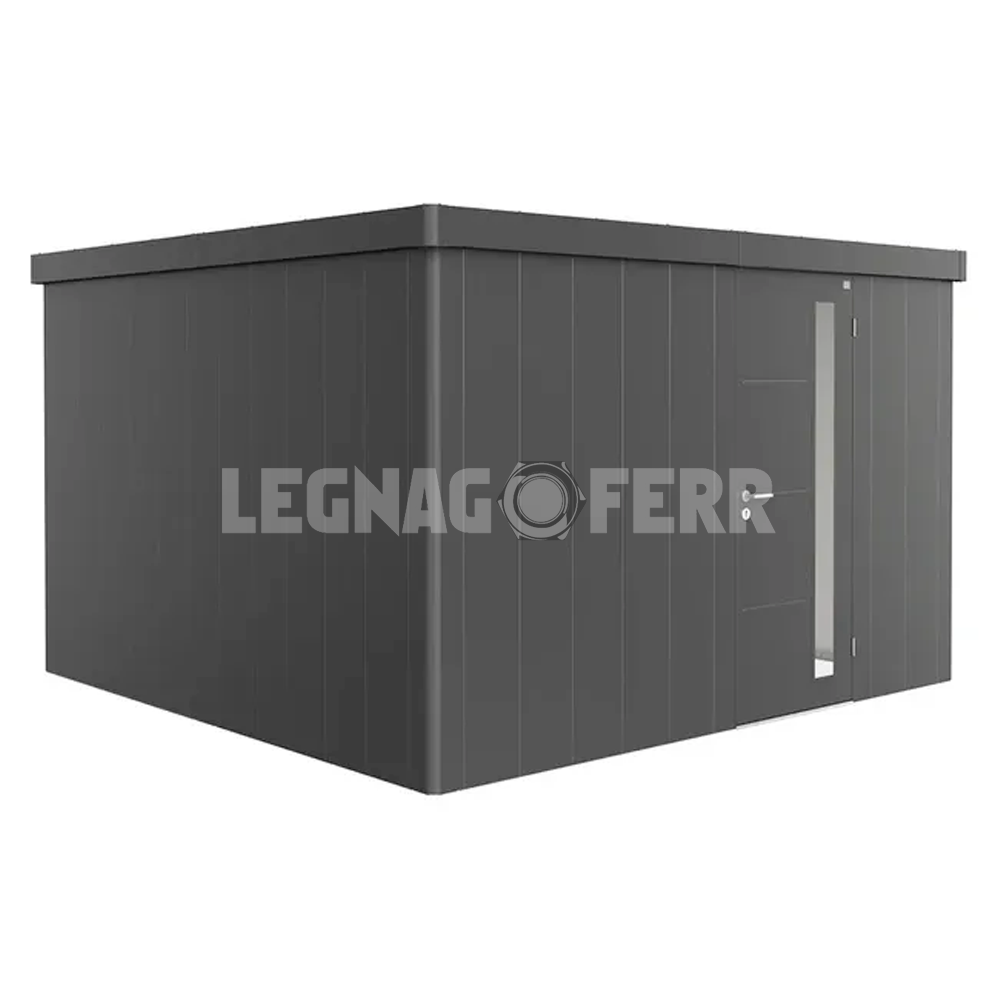Casetta Porta Attrezzi Biohort Neo 4D 348x348x222 cm Porta Singola 3 casetta biohort neo legnagoferr2