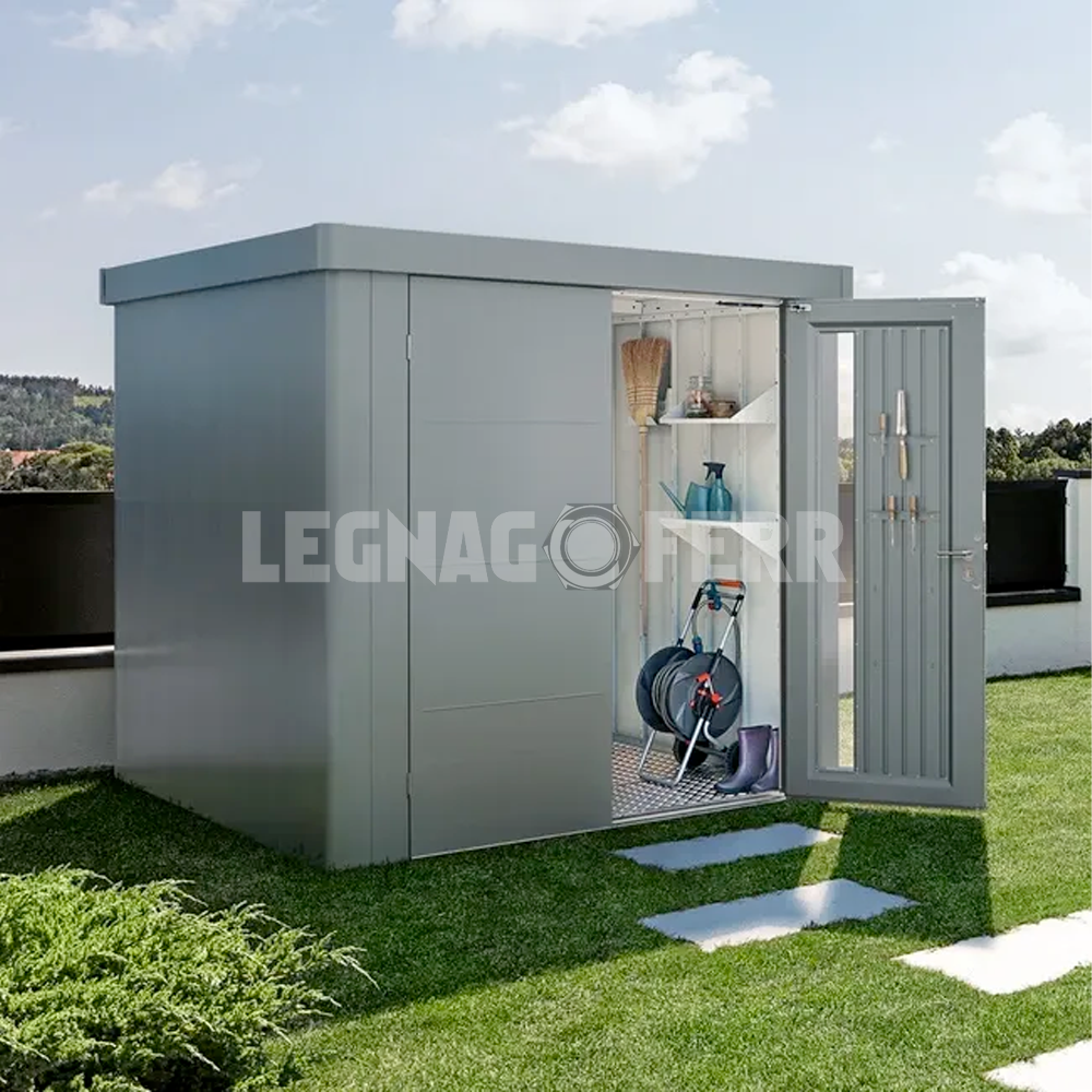Casetta Porta Attrezzi Biohort Neo 2B 236x236x222 cm Porta Doppia 3 casetta biohort neo legnagoferr2