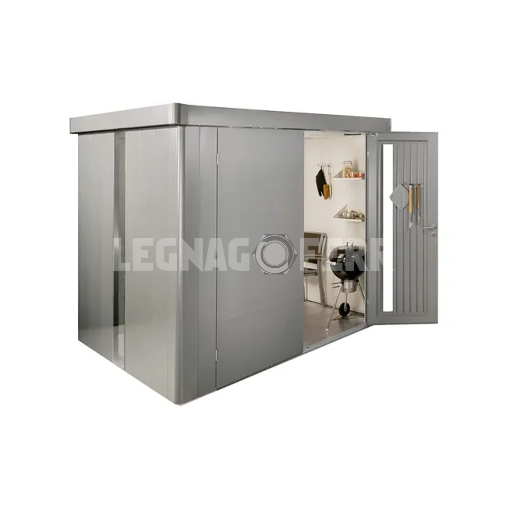 Casetta Porta Attrezzi Biohort Neo 2B 236x236x222 cm Porta Doppia 4 casetta biohort neo legnagoferr4