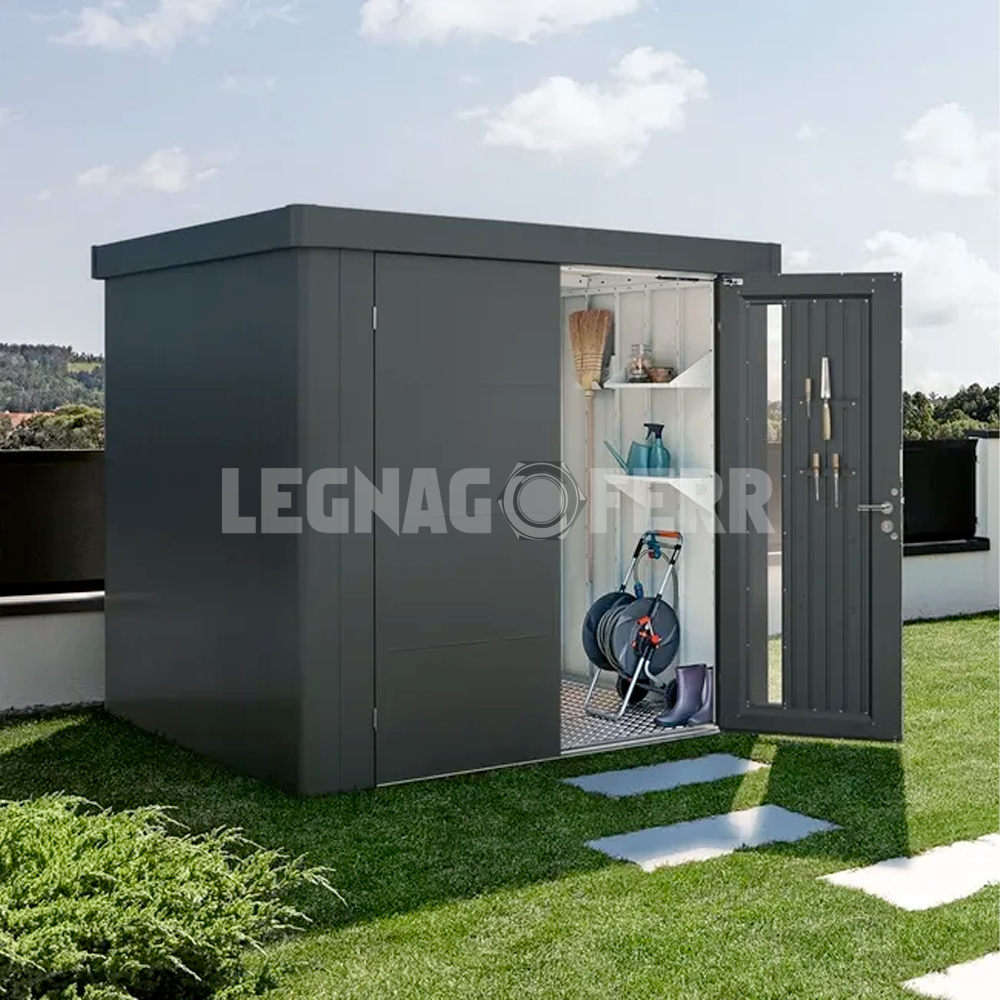 Casetta Porta Attrezzi Biohort Neo 2B 236x236x222 cm Porta Doppia 6 casetta biohort neo legnagoferr5