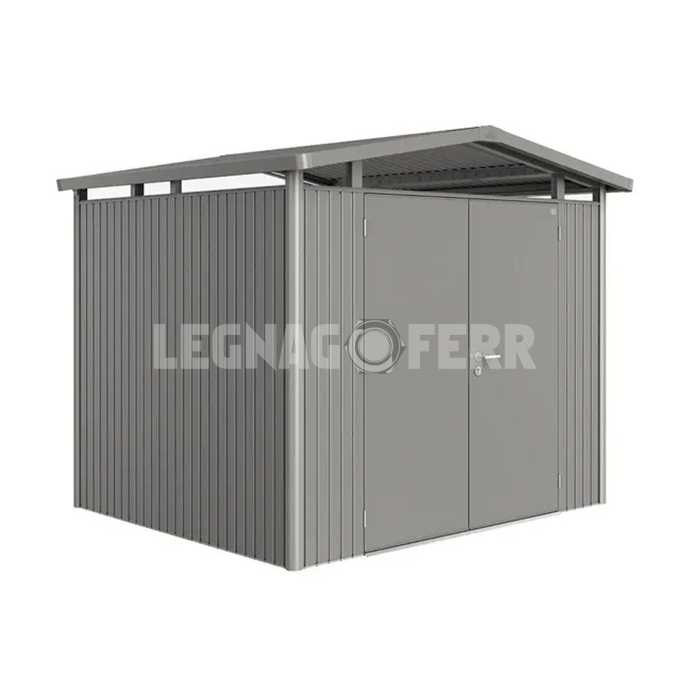 Casetta Porta Attrezzi Biohort Panorama P3 273x238x227 cm Porta Doppia 2 casetta biohort panorama legnagoferr1