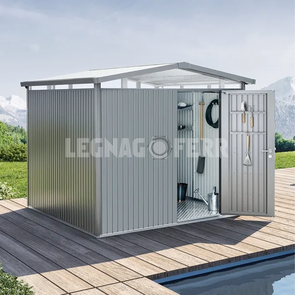Casetta Porta Attrezzi Biohort Panorama P4 273x278x227 cm Porta Singola 3 casetta biohort panorama legnagoferr2