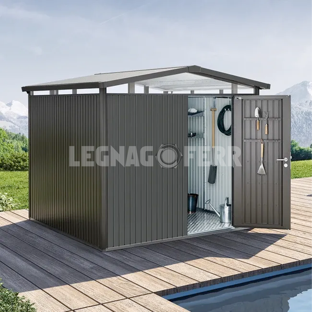 Casetta Porta Attrezzi Biohort Panorama P4 273x278x227 cm Porta Singola 5 casetta biohort panorama legnagoferr4