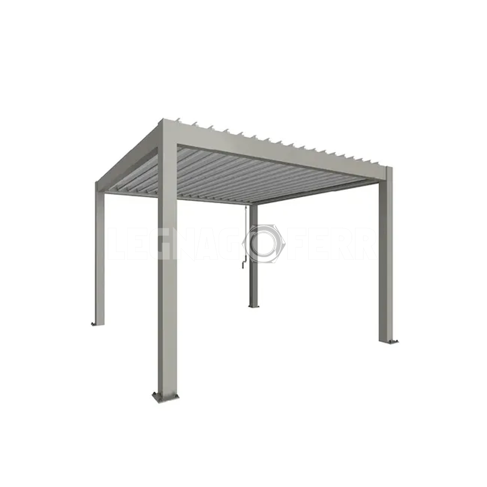 Pergola Biohort 3,5x3,5 367,5x367,5x264 Cm 1 pergola biohort 3 legnagoferr