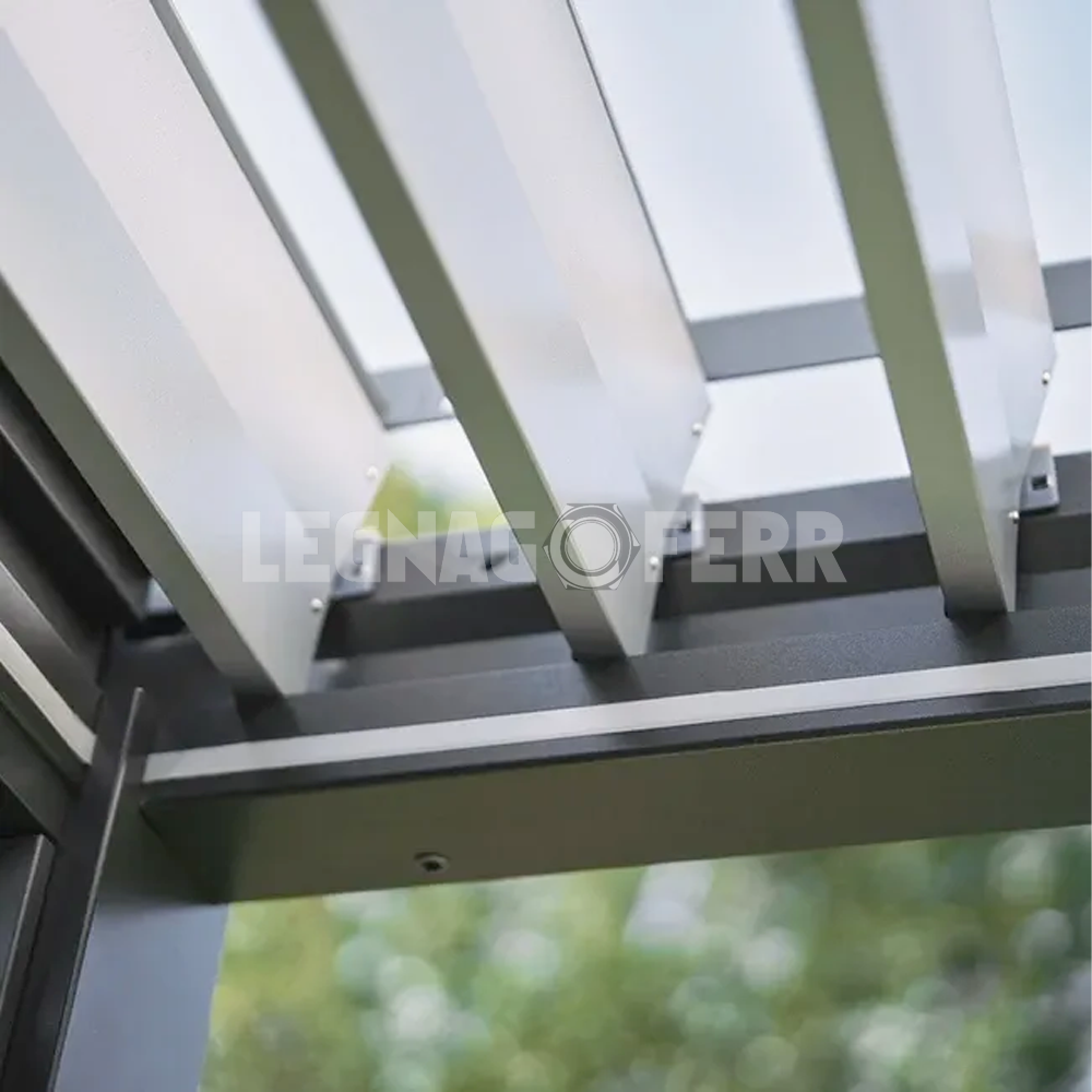Pergola Biohort 3,5x3,5 367,5x367,5x264 Cm 7 pergola biohort 3 legnagoferr6