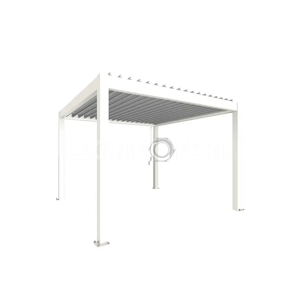 Pergola Biohort 3,5x3,5 367,5x367,5x264 Cm 10 pergola biohort 3 legnagoferr9