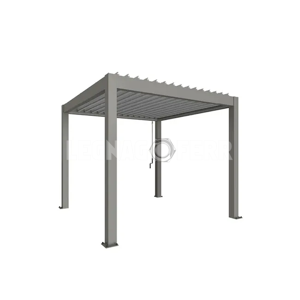 Pergola Biohort 3x3 312x312x264 Cm 1 pergola biohort 3x3 legnagoferr
