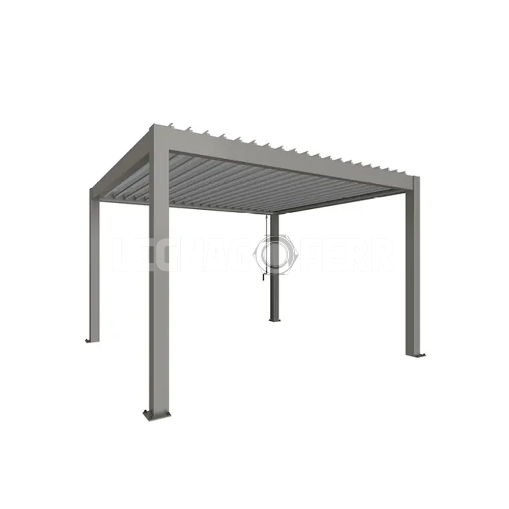 Pergola Biohort 4x3,5 404,5x367,5x264 Cm 1 pergola biohort 4x3 legnagoferr