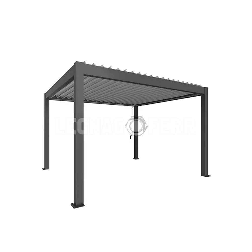Pergola Biohort 4x3,5 404,5x367,5x264 Cm 6 pergola biohort 4x3 legnagoferr5
