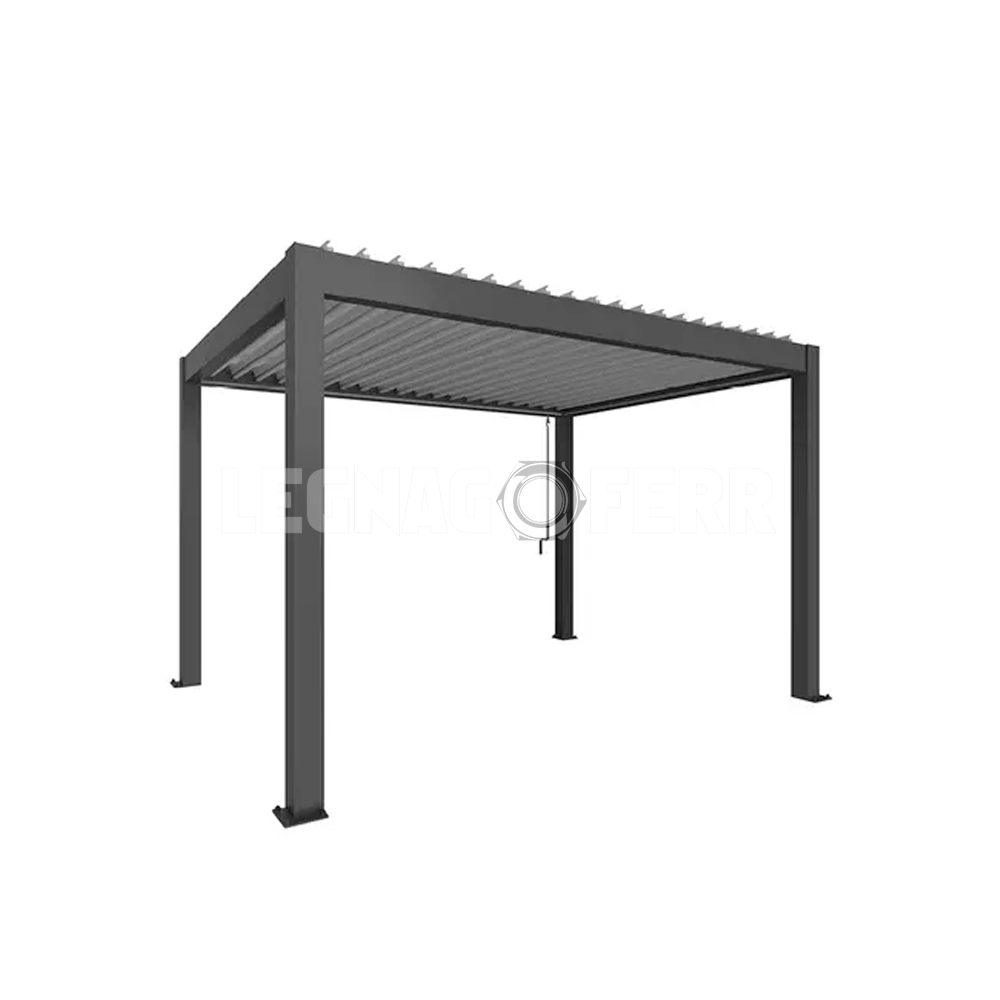 Pergola Biohort 4x3 404,5x312x264 Cm 9 pergola biohort 4x3 legnagoferr8