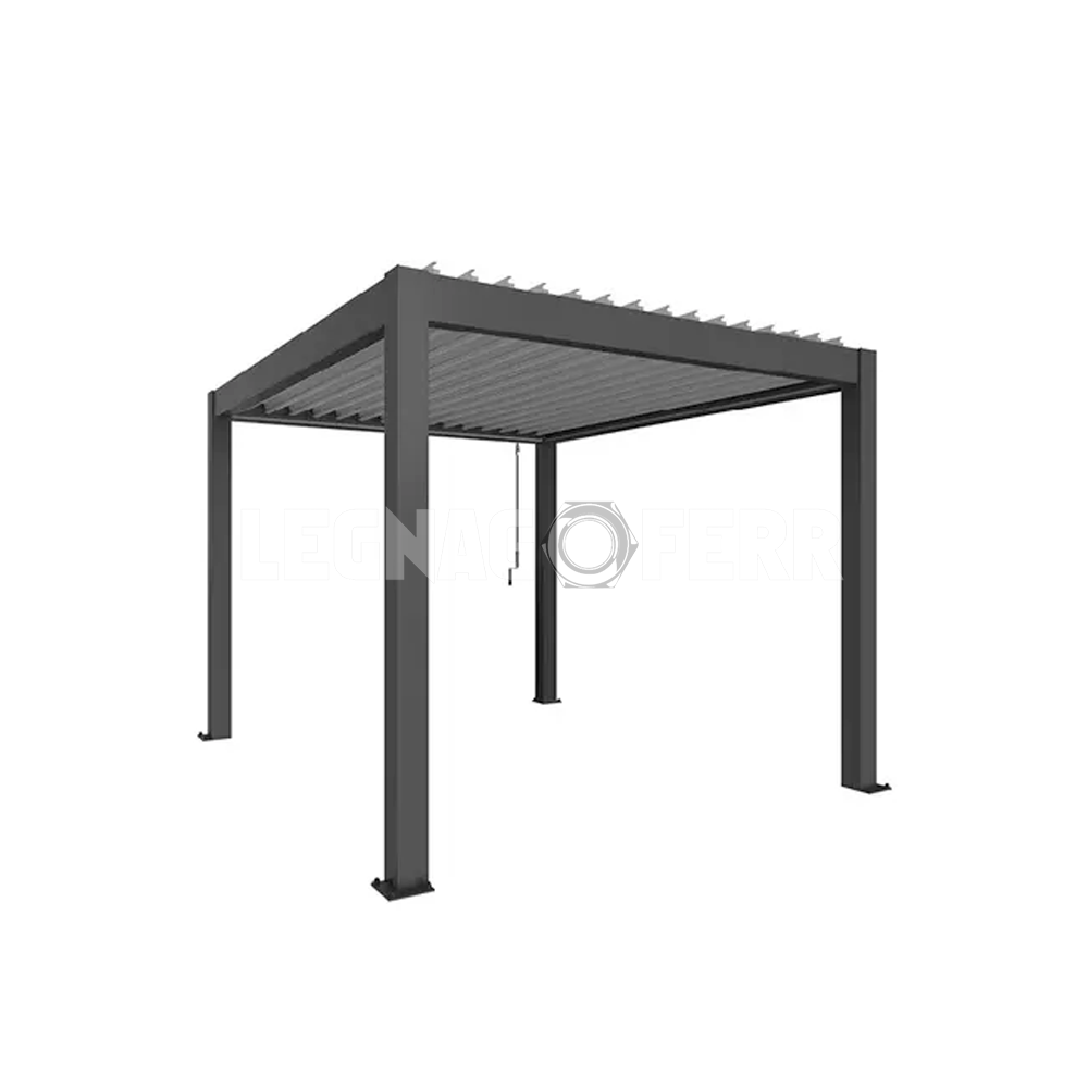Pergola Biohort 3,5x3 367,5x312x264 Cm 6 pergola biohort legnagoferr4